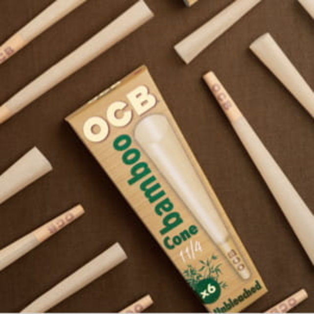 OCB Bamboo Cones Lit Smoke Shop Us